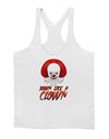 Down Like a Clown Mens String Tank Top-Men's String Tank Tops-LOBBO-White-Small-Davson Sales