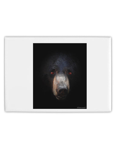 Scary Black Bear Fridge Magnet 2&#x22;x3&#x22; Landscape-Fridge Magnet-TooLoud-White-Davson Sales