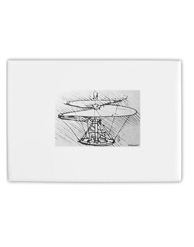 Helicopter Sketch Fridge Magnet 2&#x22;x3&#x22; Landscape-Fridge Magnet-TooLoud-White-Davson Sales