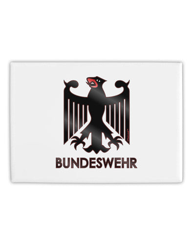 Bundeswehr Logo with Text Fridge Magnet 2&#x22;x3&#x22; Landscape-Fridge Magnet-TooLoud-White-Davson Sales