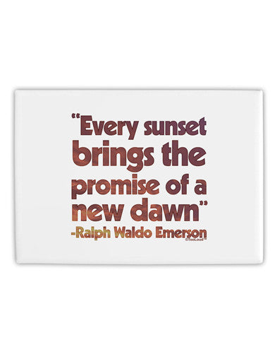 Emerson Sunset Quote Fridge Magnet 2"x3" Landscape-Fridge Magnet-TooLoud-Davson Sales