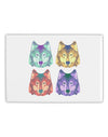 Geometric Wolf Head Pop Art Fridge Magnet 2&#x22;x3&#x22; Landscape by TooLoud-Fridge Magnet-TooLoud-White-Davson Sales