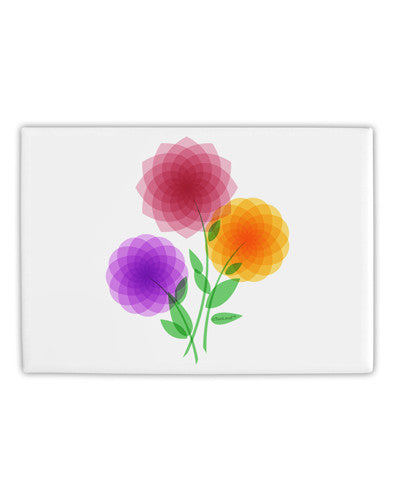 Crystal Dahlias Fridge Magnet 2&#x22;x3&#x22; Landscape-Fridge Magnet-TooLoud-White-Davson Sales