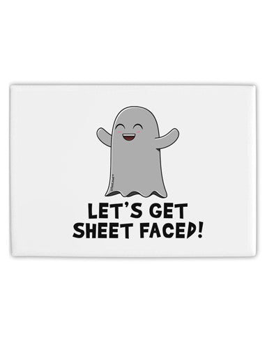 Let's Get Sheet Faced Fridge Magnet 2&#x22;x3&#x22; Landscape by TooLoud-Fridge Magnet-TooLoud-White-Davson Sales