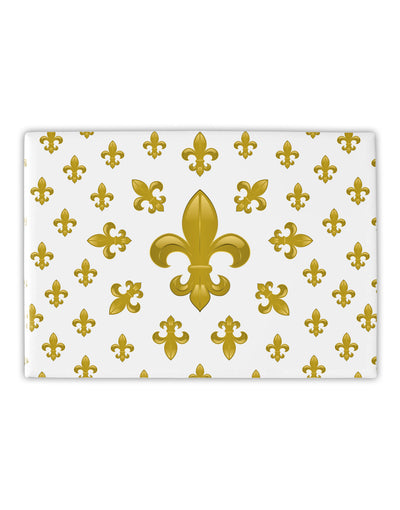 Gold Fleur De Lis AOP Collapsible Neoprene Bottle Insulator All Over Print by TooLoud-TooLoud-White-Davson Sales