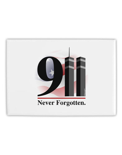 911 Never Forgotten Fridge Magnet 2&#x22;x3&#x22; Landscape-Fridge Magnet-TooLoud-White-Davson Sales