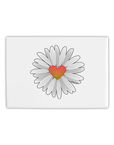 Pretty Daisy Heart Fridge Magnet 2"x3" Landscape-Fridge Magnet-TooLoud-Davson Sales