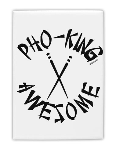 TooLoud PHO KING AWESOME, Funny Vietnamese Soup Vietnam Foodie Fridge Magnet 2 Inchx3 Inch Portrait-Fridge Magnet-TooLoud-Davson Sales