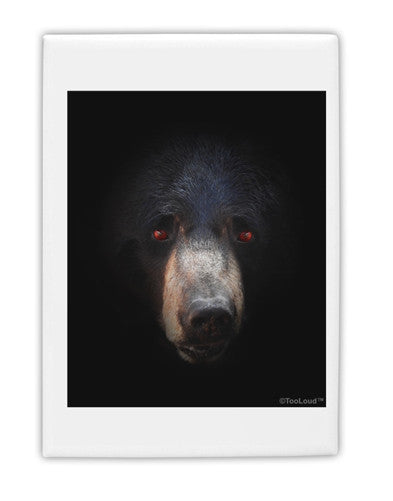 Scary Black Bear Fridge Magnet 2&#x22;x3&#x22; Portrait-Fridge Magnet-TooLoud-White-Davson Sales