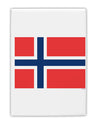 TooLoud Norwegian Flag Fridge Magnet 2 Inchx3 Inch Portrait-Fridge Magnet-TooLoud-Davson Sales