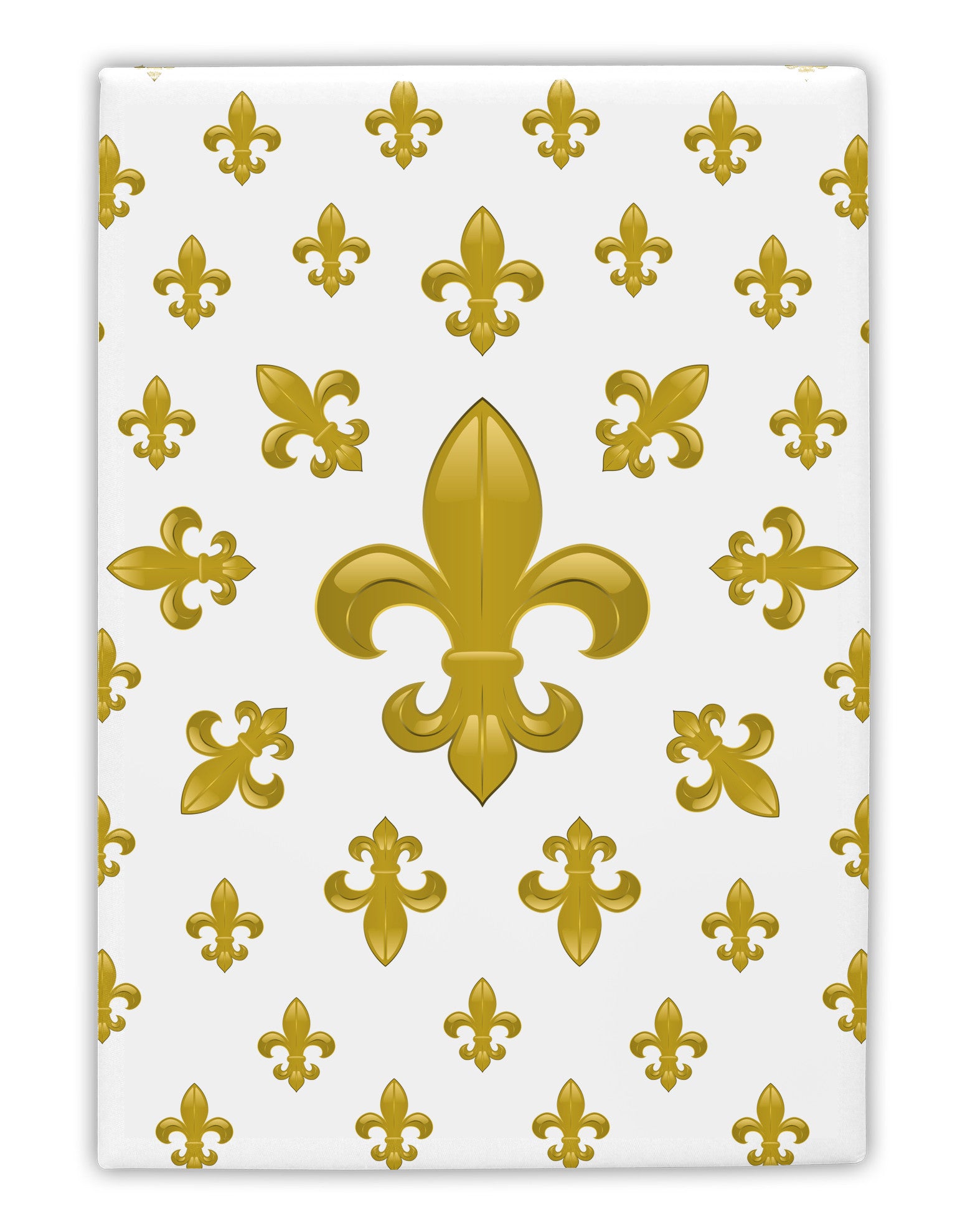 Gold Fleur De Lis AOP Fridge Magnet 2&#x22;x3&#x22; Portrait by TooLoud-Fridge Magnet-TooLoud-White-Davson Sales