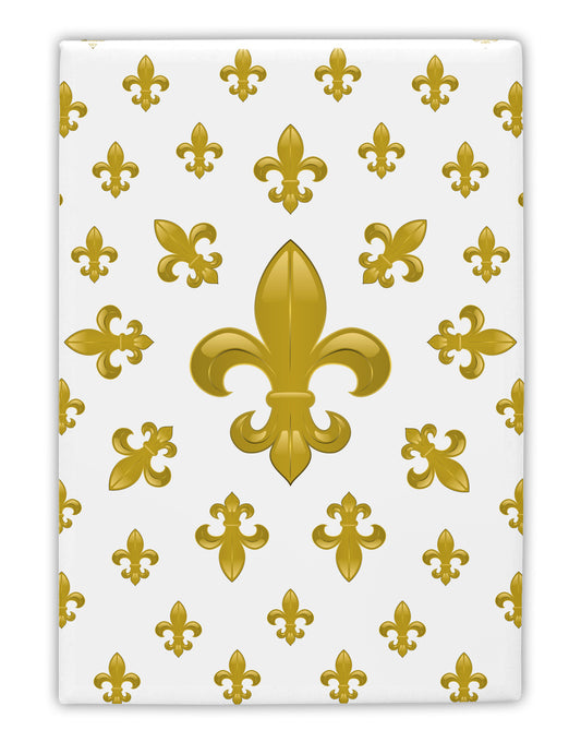 Gold Fleur De Lis AOP Fridge Magnet 2&#x22;x3&#x22; Portrait by TooLoud-Fridge Magnet-TooLoud-White-Davson Sales