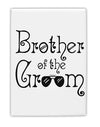 TooLoud Brother of the Groom Fridge Magnet 2 Inchx3 Inch Portrait-Fridge Magnet-TooLoud-Davson Sales
