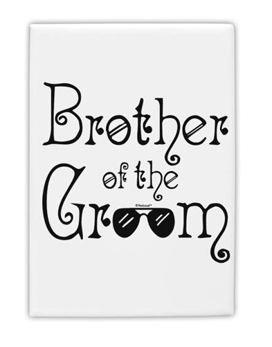 TooLoud Brother of the Groom Fridge Magnet 2 Inchx3 Inch Portrait-Fridge Magnet-TooLoud-Davson Sales