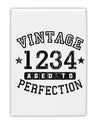 Personalized Vintage Birth Year Distressed Fridge Magnet 2&#x22;x3&#x22; Portrait by TooLoud-TooLoud-White-Davson Sales