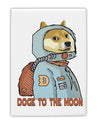 TooLoud Doge to the Moon Fridge Magnet 2 Inchx3 Inch Portrait