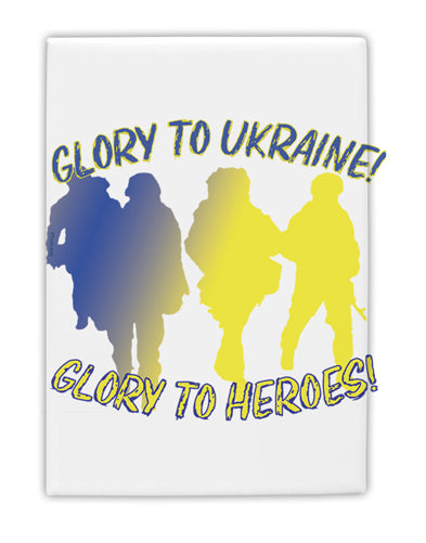 TooLoud Glory to Ukraine Glory to Heroes Fridge Magnet 2 Inchx3 Inch P