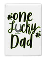 TooLoud One Lucky Dad Shamrock Fridge Magnet 2 Inchx3 Inch Portrait-Fridge Magnet-TooLoud-Davson Sales