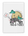 TooLoud Pugs and Kisses Fridge Magnet 2 Inchx3 Inch Portrait-Fridge Magnet-TooLoud-Davson Sales
