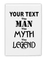 Personalized The Man The Myth The Legend Fridge Magnet 2&#x22;x3&#x22; Portrait by TooLoud-Fridge Magnet-TooLoud-White-Davson Sales