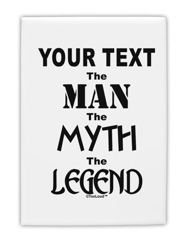 Personalized The Man The Myth The Legend Fridge Magnet 2&#x22;x3&#x22; Portrait by TooLoud-Fridge Magnet-TooLoud-White-Davson Sales