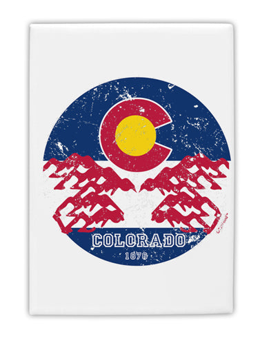TooLoud Grunge Colorado Rocky Mountain Bighorn Sheep Flag Fridge Magnet 2 Inchx3 Inch Portrait-Fridge Magnet-TooLoud-Davson Sales