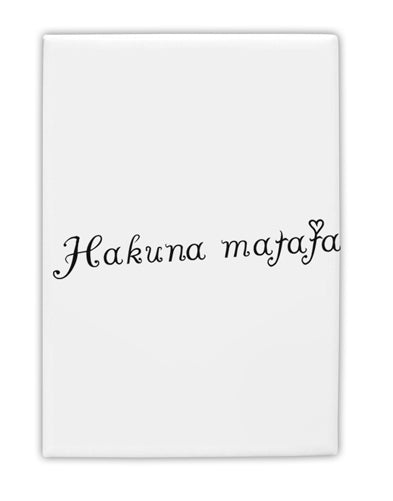 TooLoud Hakuna Matata Fridge Magnet 2 Inchx3 Inch Portrait-Fridge Magnet-TooLoud-Davson Sales