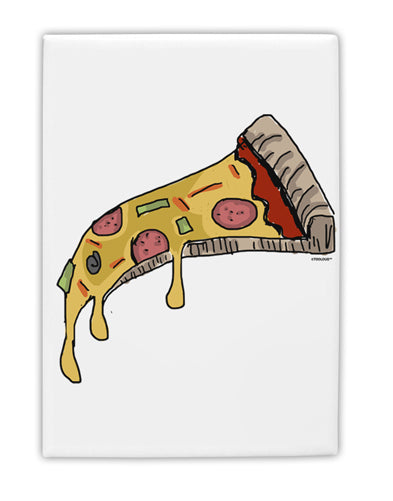 TooLoud Pizza Slice Fridge Magnet 2 Inchx3 Inch Portrait-Fridge Magnet-TooLoud-Davson Sales