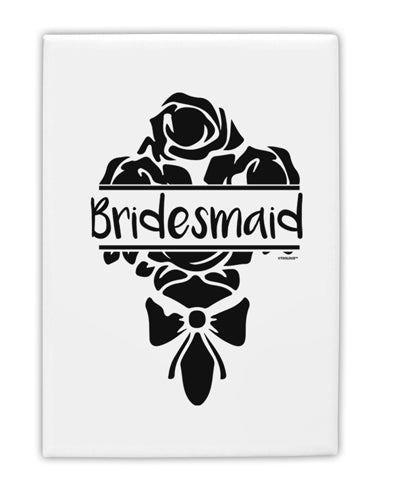 TooLoud Bridesmaid Bouquet Silhouette Fridge Magnet 2 Inchx3 Inch Portrait-Fridge Magnet-TooLoud-Davson Sales