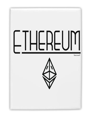 TooLoud Ethereum with logo Fridge Magnet 2 Inchx3 Inch Portrait-Fridge Magnet-TooLoud-Davson Sales