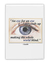 Eye For An Eye Gandhi Fridge Magnet 2&#x22;x3&#x22; Portrait by TooLoud-Fridge Magnet-TooLoud-White-Davson Sales