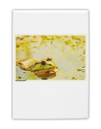 Bullfrog In Watercolor Fridge Magnet 2&#x22;x3&#x22; Portrait by TooLoud-Fridge Magnet-TooLoud-White-Davson Sales