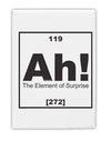 Ah the Element of Surprise Funny Science Fridge Magnet 2&#x22;x3&#x22; Portrait by TooLoud-Fridge Magnet-TooLoud-White-Davson Sales
