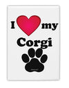 I Heart My Corgi Fridge Magnet 2&#x22;x3&#x22; Portrait by TooLoud-TooLoud-White-Davson Sales