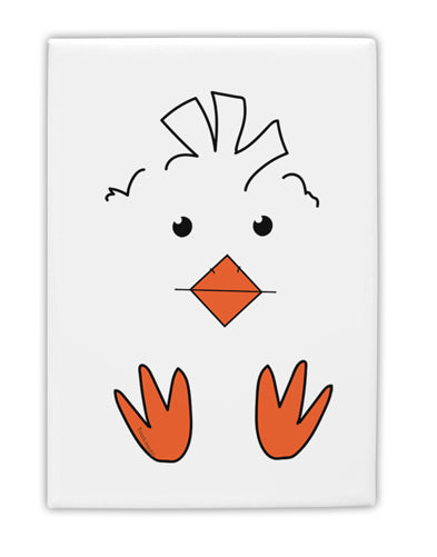 TooLoud Cute Easter Chick Face Fridge Magnet 2 Inchx3 Inch Portrait-Fridge Magnet-TooLoud-Davson Sales