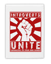 Introverts Unite Funny Fridge Magnet 2&#x22;x3&#x22; Portrait by TooLoud-TooLoud-White-Davson Sales