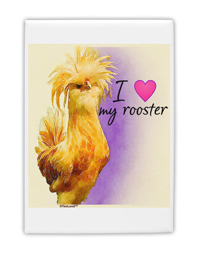 I Heart My Rooster Fridge Magnet 2"x3" Portrait-Fridge Magnet-TooLoud-Davson Sales