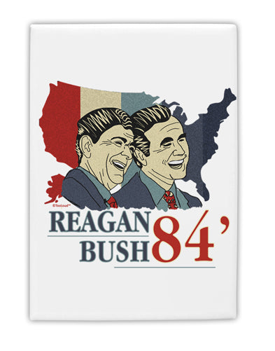 TooLoud REAGAN BUSH 84 Fridge Magnet 2 Inchx3 Inch Portrait-Fridge Magnet-TooLoud-Davson Sales