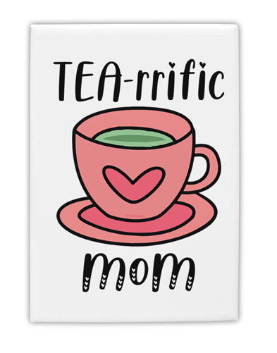 TooLoud TEA-RRIFIC Mom Fridge Magnet 2 Inchx3 Inch Portrait-Fridge Magnet-TooLoud-Davson Sales