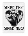 TooLoud Strike First Strike Hard Cobra Fridge Magnet 2 Inchx3 Inch Por