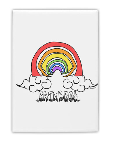 TooLoud RAINBROS Fridge Magnet 2 Inchx3 Inch Portrait-Fridge Magnet-TooLoud-Davson Sales