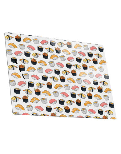Cute Sushi AOP Metal Panel Wall Art Landscape - Choose Size-TooLoud-14x11"-Davson Sales