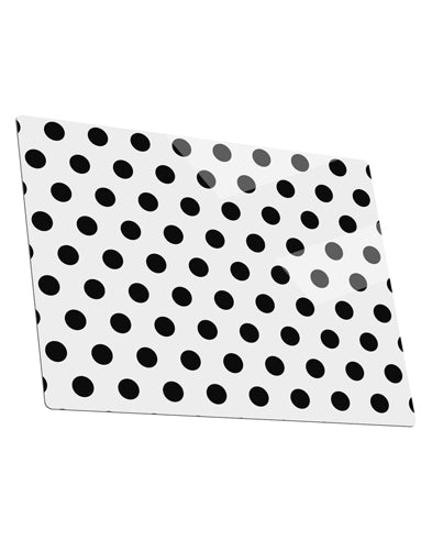 Black Polka Dots on White Metal Panel Wall Art Landscape - Choose Size by TooLoud-TooLoud-14x11"-Davson Sales
