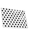 Black Polka Dots on White Metal Panel Wall Art Landscape - Choose Size by TooLoud-TooLoud-14x11"-Davson Sales
