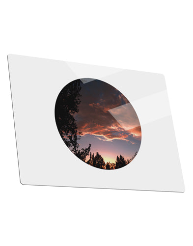 Forest Sunset Metal Panel Wall Art Landscape - Choose Size by TooLoud-TooLoud-14x11"-Davson Sales