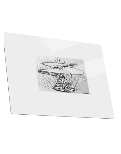 Helicopter Sketch Metal Panel Wall Art Landscape - Choose Size-TooLoud-14x11"-Davson Sales