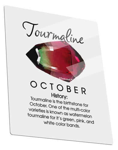 Birthstone Tourmaline Metal Panel Wall Art Portrait - Choose Size by TooLoud-TooLoud-11x14"-Davson Sales