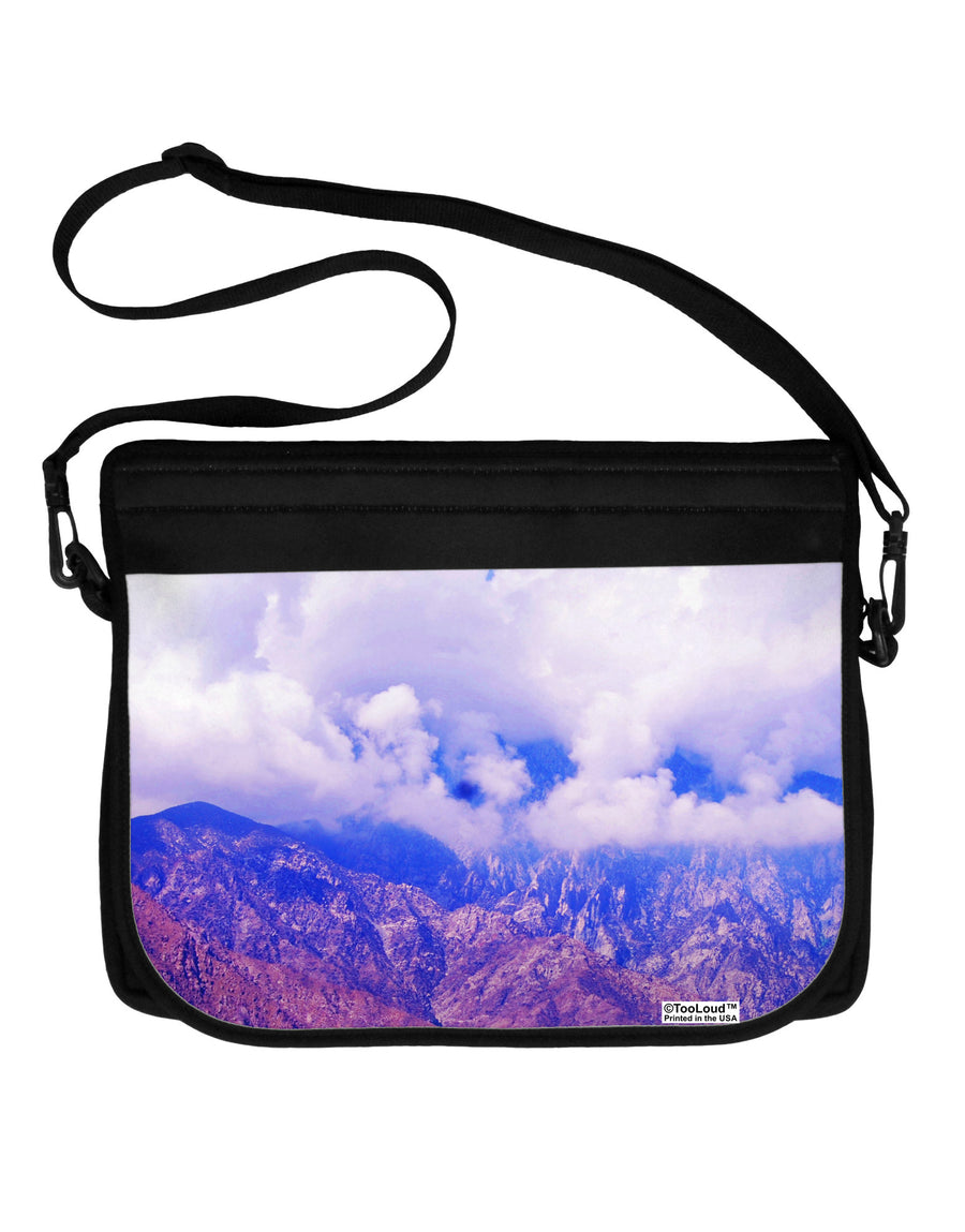 California Mountainscape Neoprene Laptop Shoulder Bag All Over Print-Laptop Shoulder Bag-TooLoud-Black-White-One Size-Davson Sales