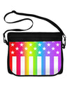 American Pride - Rainbow Stars and Stripes Neoprene Laptop Shoulder Bag All Over Print-Laptop Shoulder Bag-TooLoud-Black-White-One Size-Davson Sales