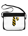 Wizard Uniform Yellow and Black AOP Neoprene Laptop Shoulder Bag All Over Print by TooLoud